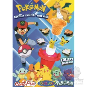 TÖ meglepetés tölcsér 30db-os Pokémon