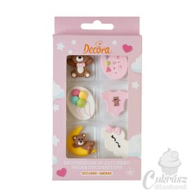 IT cukordísz baby girl 6db-os