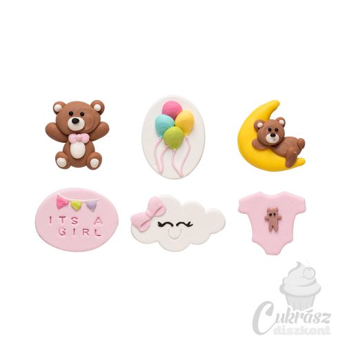 IT cukordísz baby girl 6db-os