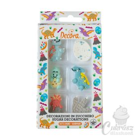 IT cukordísz dínók 6db