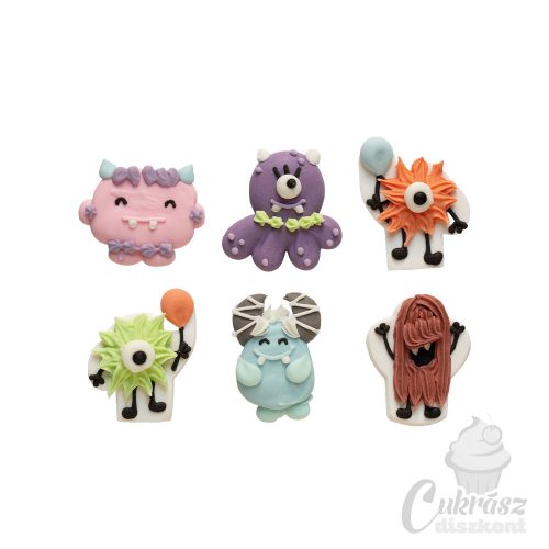 IT cukordísz szörnyecsék 6db-os