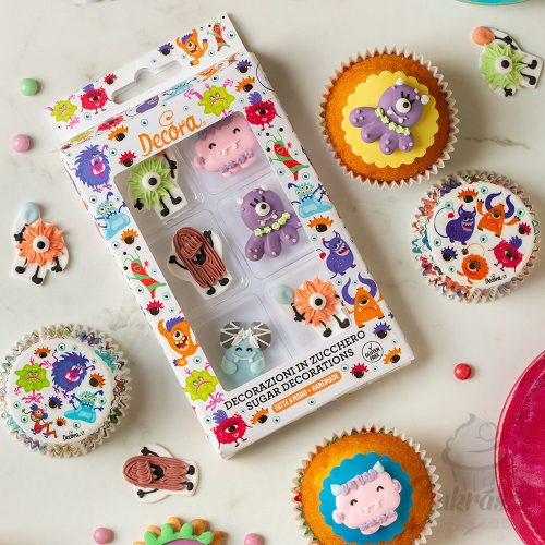 IT cukordísz szörnyecsék 6db-os