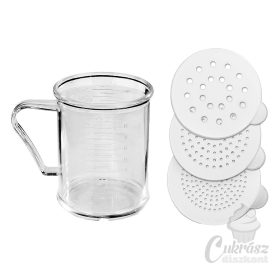 K porcukorszóró 295ml műa 3 tetővel