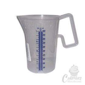 TH mérőedény 1l-es kék skála
