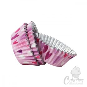 PME muffin kapszli fóliázott szerelmes szívek 30db-os