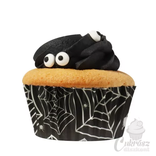 PME muffin papír fóliázott pókos 30db