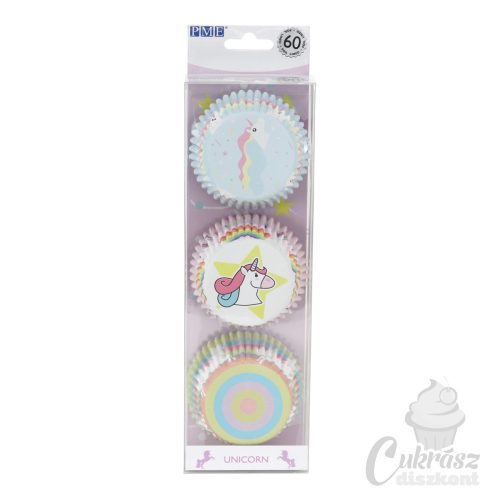 NL muffin kapszli fóliázott unikornis 60db-os