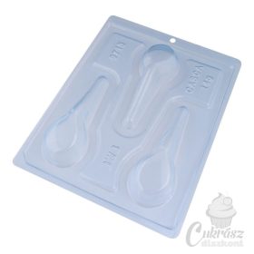 NL BWB csokiforma 3 részes - kanál 3 üreg