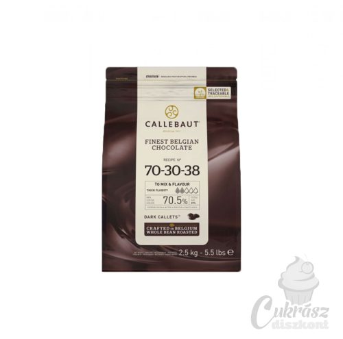 Callebaut étcsokoládé 70.5% 2.5kg-os