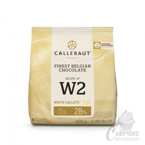 Callebaut fehércsokoládé 28% 400g