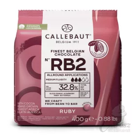 Callebaut RB2 Ruby tejcsokoládé 400g