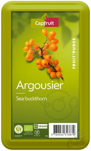 Capfruit fagyasztott homoktövis püré 100% 1kg