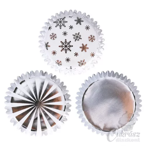 PME muffin papír fóliázott arany/ezüst 100db