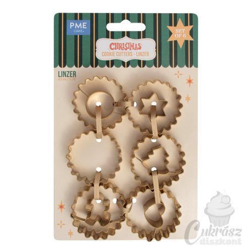 PME linzer kiszúró szett ünnepi 6db-os
