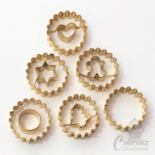 PME linzer kiszúró szett ünnepi 6db-os