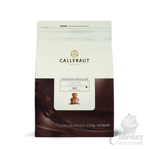 Callebaut tejcsokoládé 37.8% szökőkútba 2.5kg-os