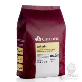 Chocovic étcsokoládé 64,5% Tobado 5kg
