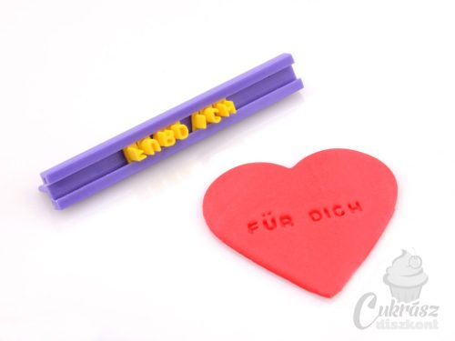 CM betűnyomda sínes