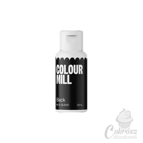 NL CM olajbázisú ételfesték 20ml - fekete
