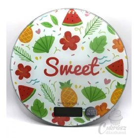 D konyhai mérleg kerek