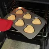 PME muffin forma szív 6 üreg
