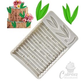 D szilikon forma bambusz