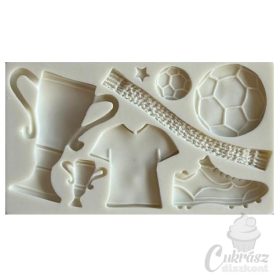 D szilikon forma focis