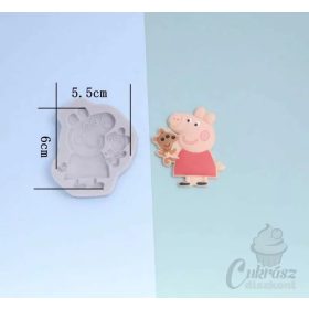 D szilikon forma Peppa 5,5*6cm