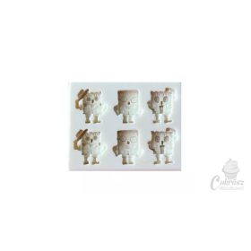 D szilikon forma Spongya Bob 6 üreg