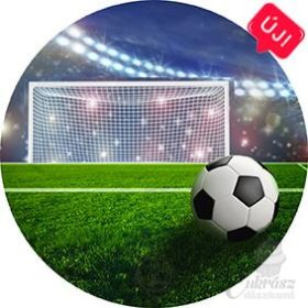 GY díszített ostyalap focilabda kapuval 20cm