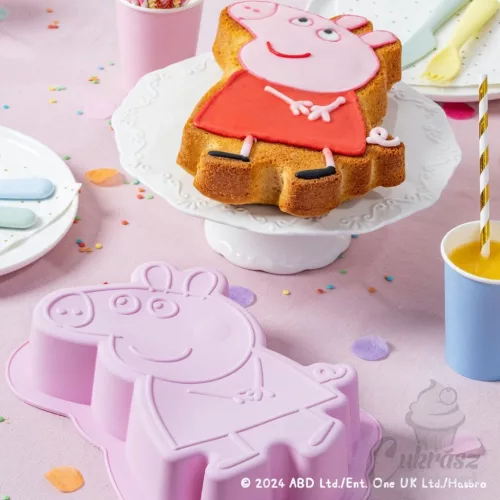 NL Dr. Oetker szilikon tortaforma Peppa 19,5*27cm