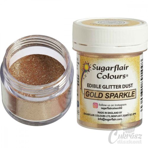 NL Sugarflair lüszter festék szikrázó arany 10g