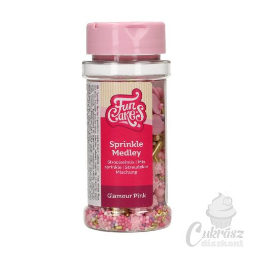 NL FC szórócukor glamour pink 65g