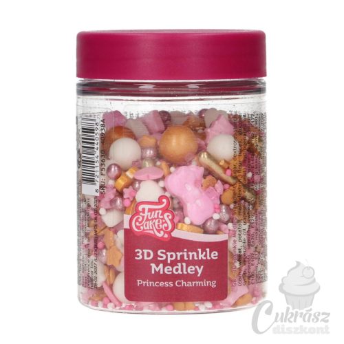 NL FC szórócukor 3D hercegnős 70g