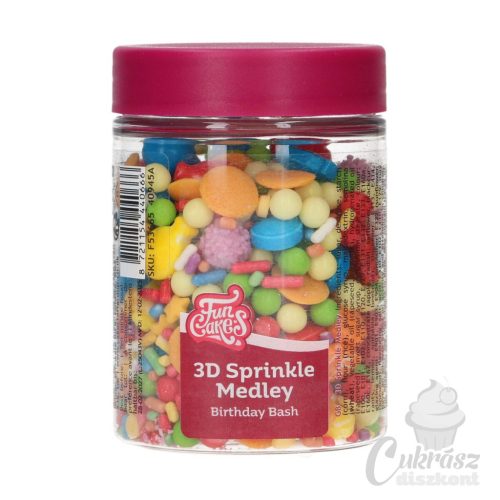 NL FC szórócukor 3D szülinapos 70g