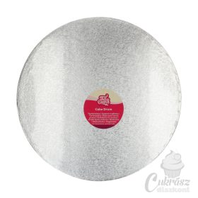 NL tortadob kerek ezüst 40,5cm