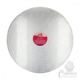 NL tortadob kerek ezüst 30,5cm