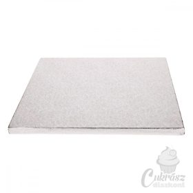 NL tortadob négyzet ezüst 20cm