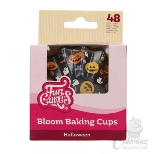 NL muffin papír merev Halloween 48db