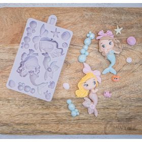 NL Karen Davis szilikon forma sellő