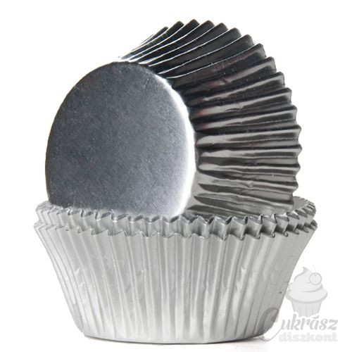 NL muffin kapszli ezüst 24db