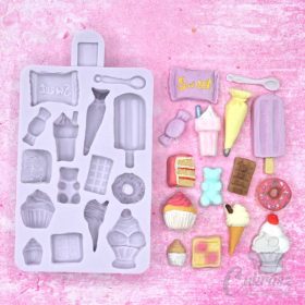 NL Karen Davis szilikon forma mini cukrászda