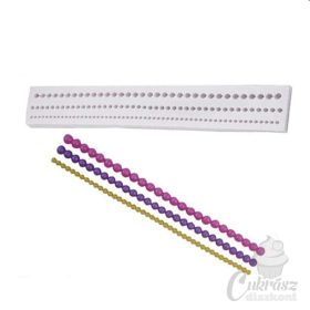 D szilikon forma gyöngysor 3 méret 4*30cm