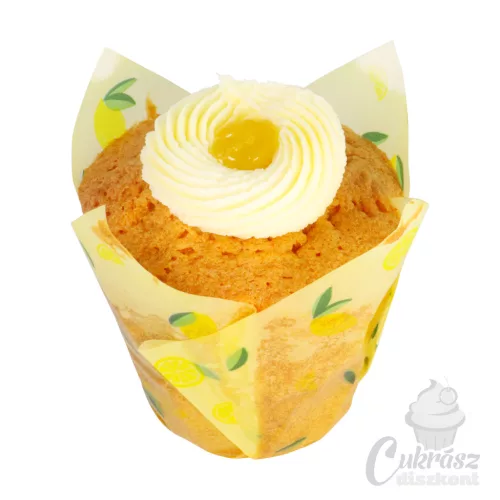 NL muffin kapszli tulipán citromos 24db