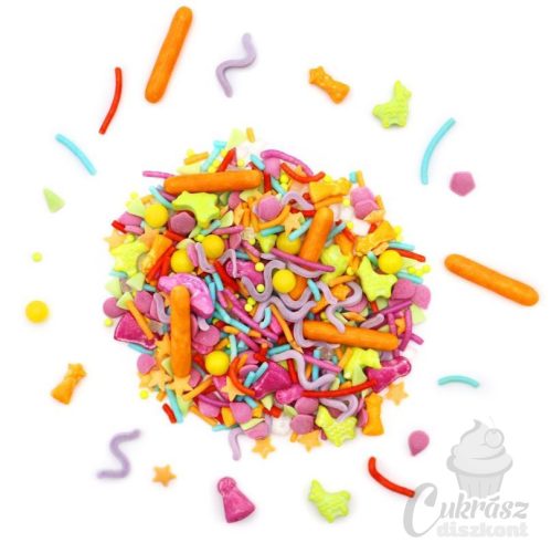 GY konfetti szivárvány mix 250g