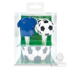 NL muffin kapszli szett focis 24db-os