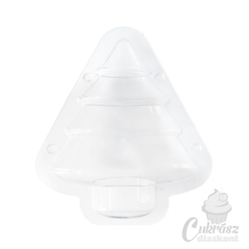 NL SC csokiforma karácsonyfa 3D 18cm