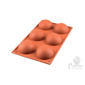 NL Silikomart forma félgömb 6 üreg