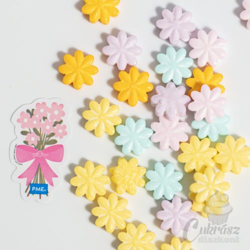 PME szórócukor pasztel virágok 25g