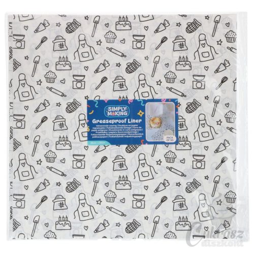 NL Simply Making csomagoló sütis 25*25cm 50db